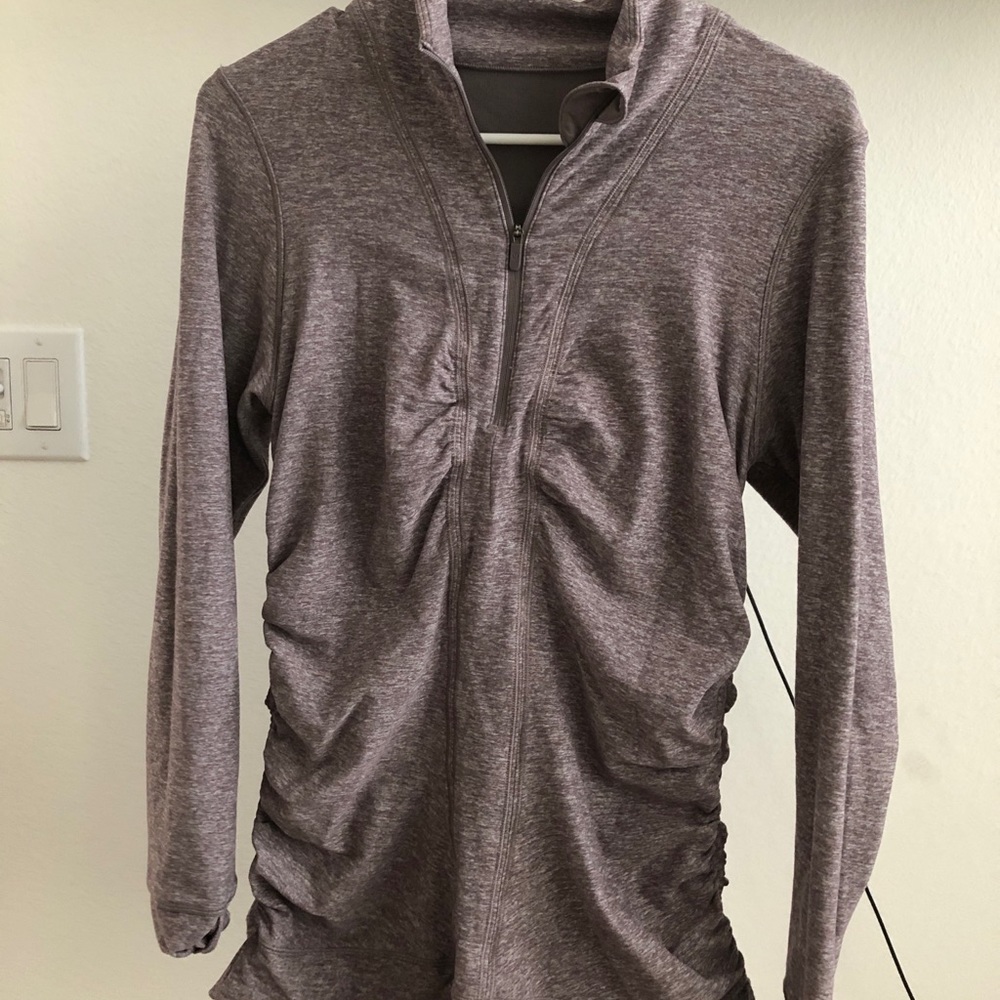 lululemon light purple zip up size 10